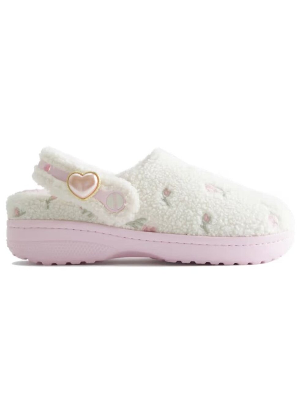 Hollister x Crocs Classic Unfurgettable Pink Floral Clog Shoe Women’s Size: W8